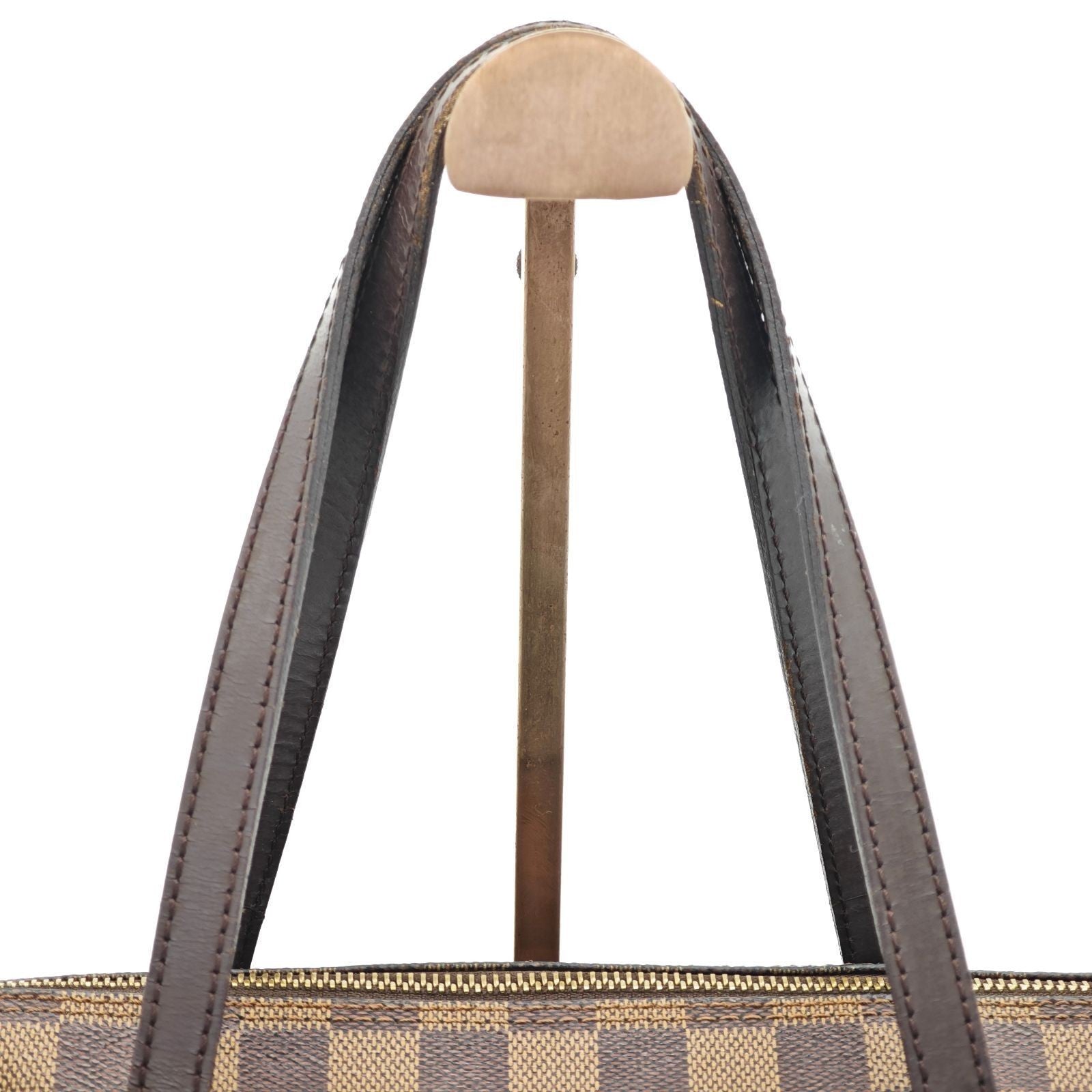 LOUIS VUITTON Damier Papillon 30 N51303 Cylindrical Bag Brown