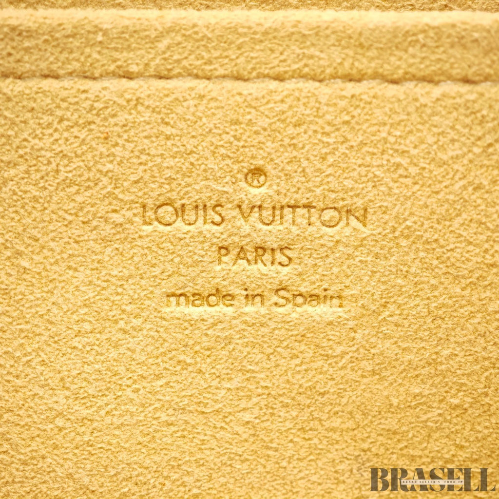 Louis Vuitton Pochette Twin GM M51852 Shoulder Bag Monogram Leather Brown Women