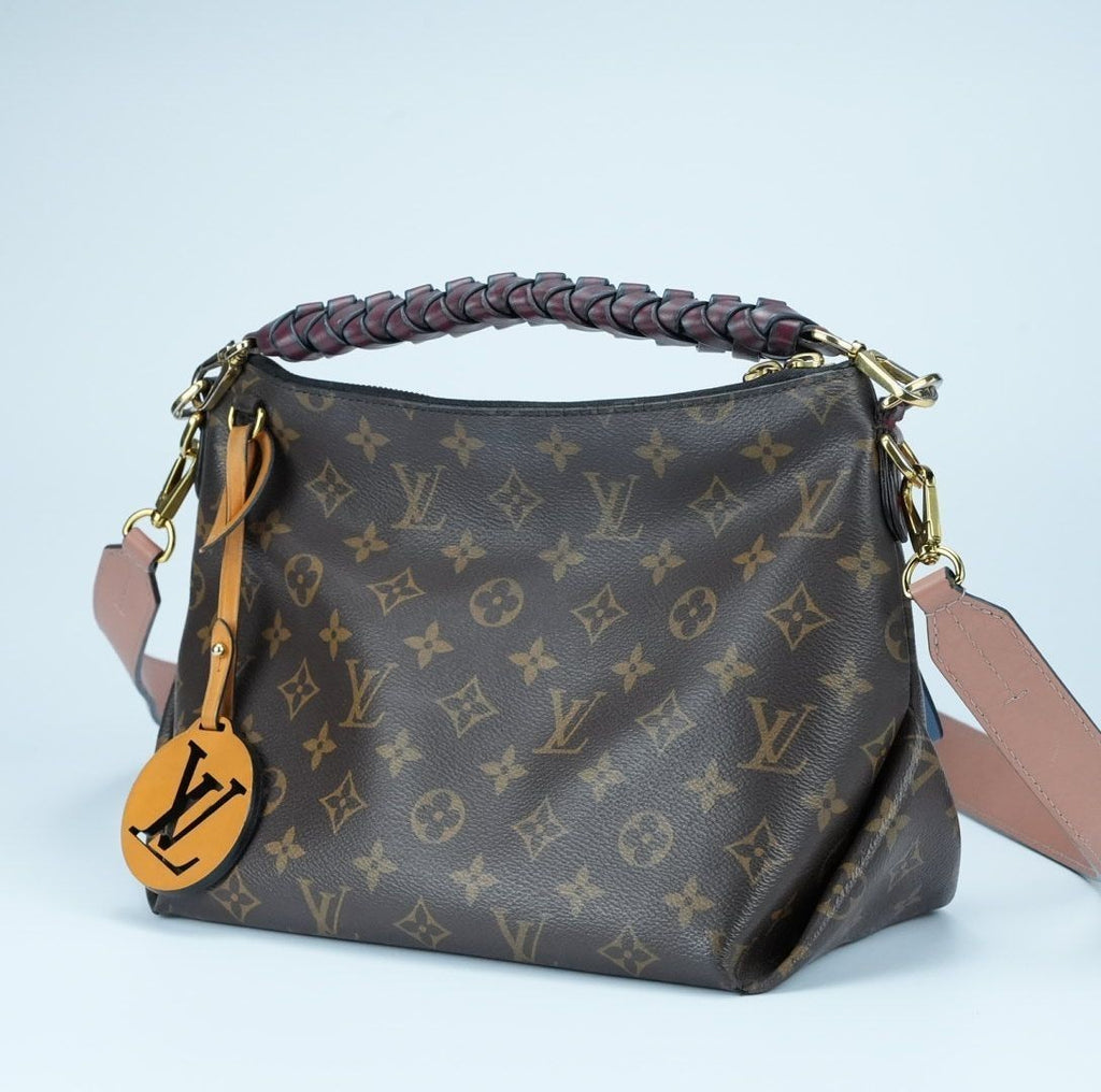 LOUIS VUITTON M55090 Monogram Mini Zipped Hobo 2-Way Shoulder Bag/Handbag