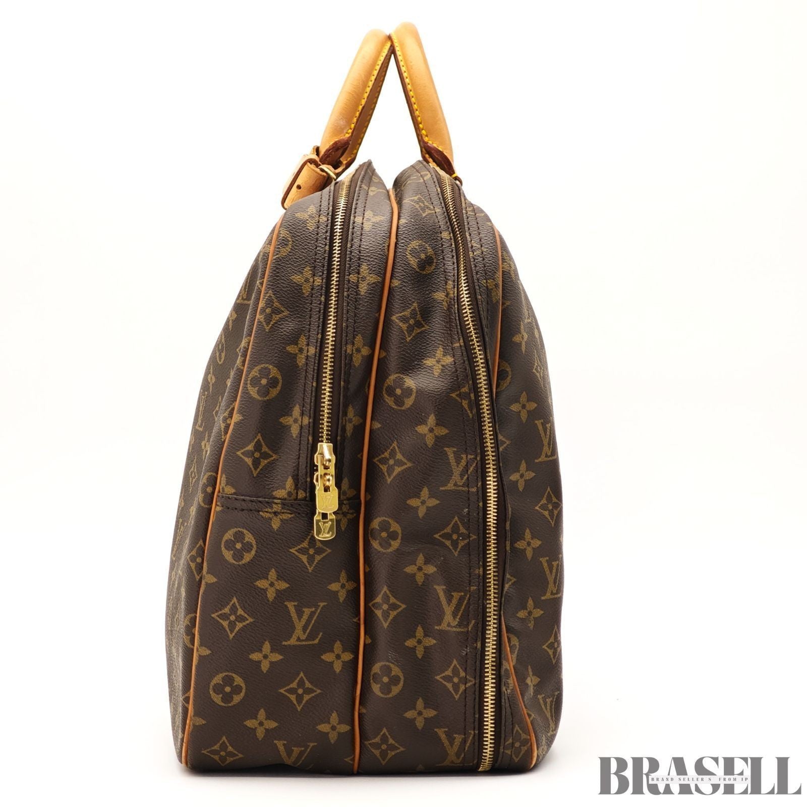 Louis Vuitton Monogram Alizé Trois Poches M41392 Handbag Boston Bag Brown