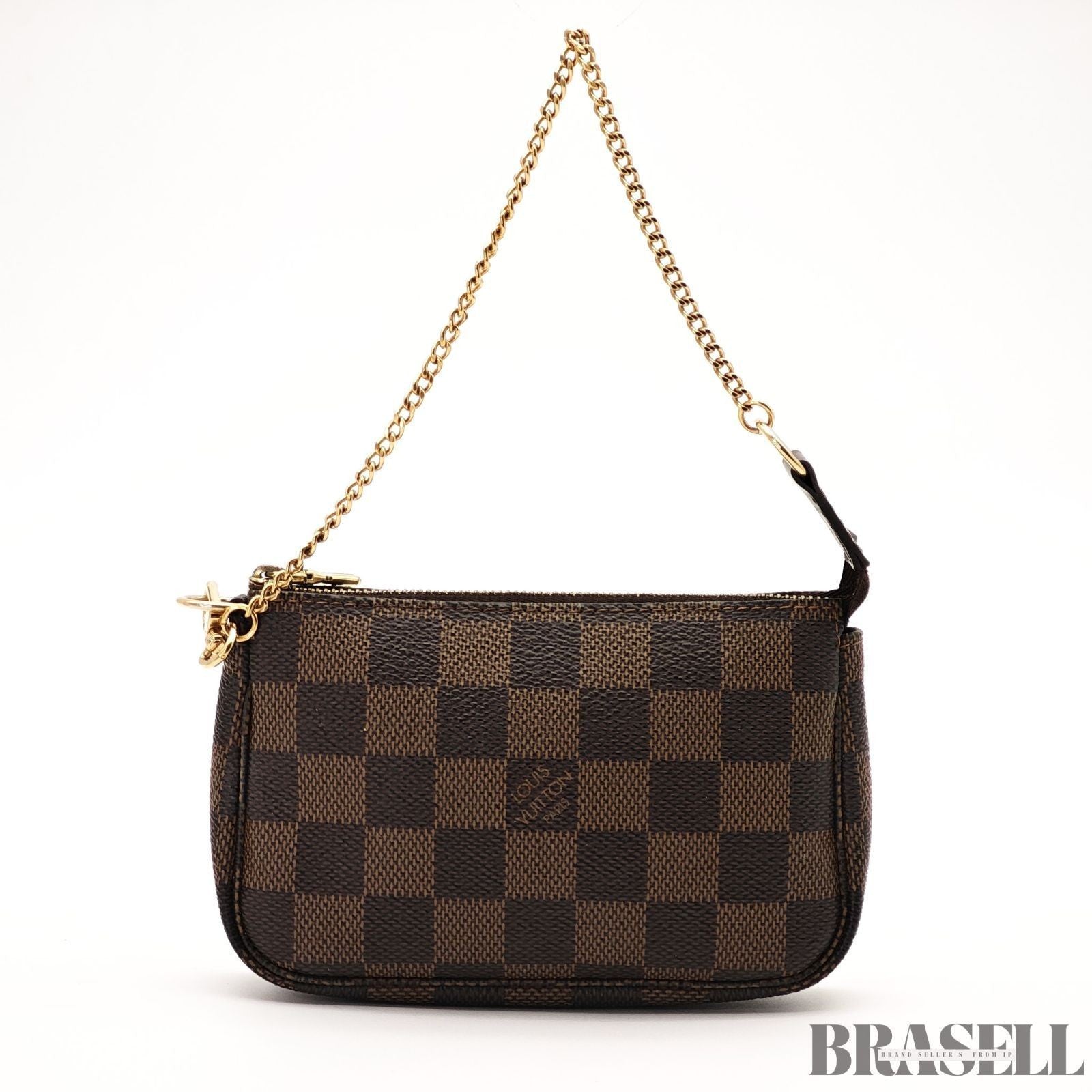 Louis Vuitton Damier Ebene Mini Pochette Accessoires M58009 Handbag Brown
