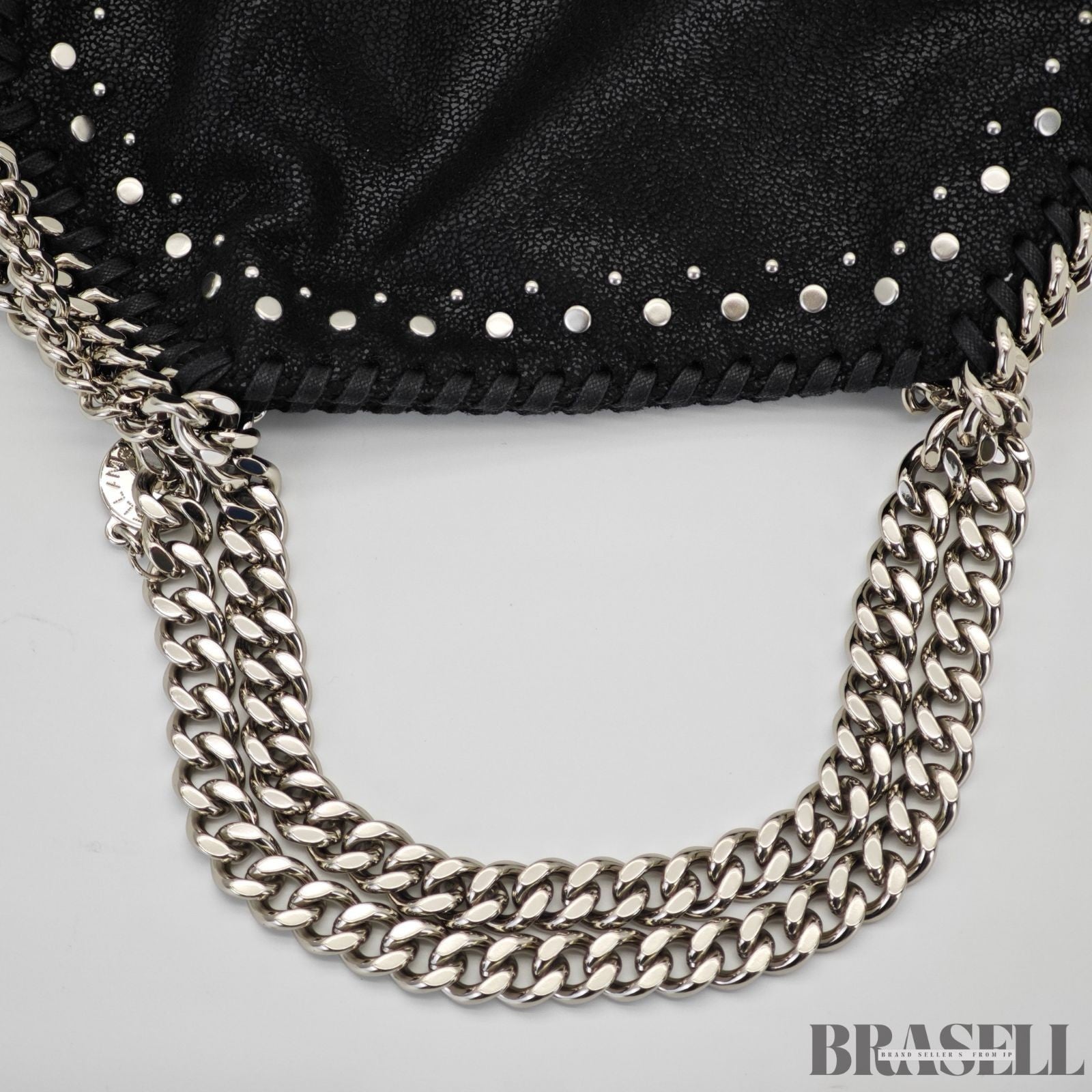 Stella McCartney Shoulder Bag/Handbag 2-Way Studs Black Women's