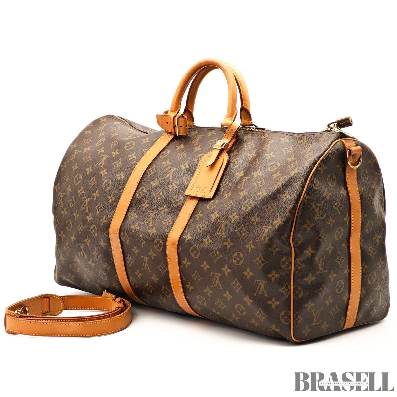 LOUIS VUITTON Keepall Bandouliere 55 M41414 Monogram Travel Bag