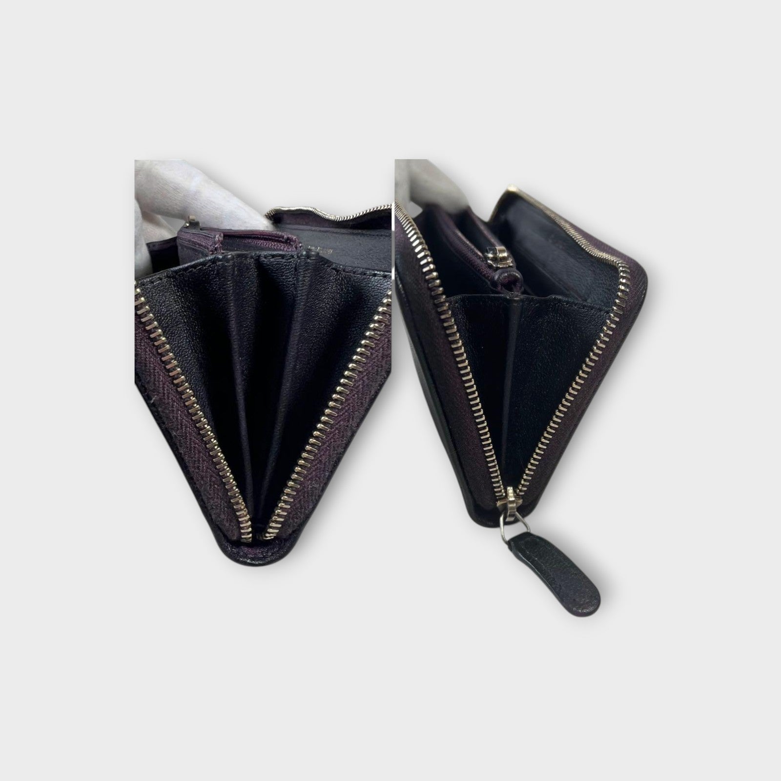 CHANEL Mademoiselle Lambskin Mini Wallet with Round Zipper