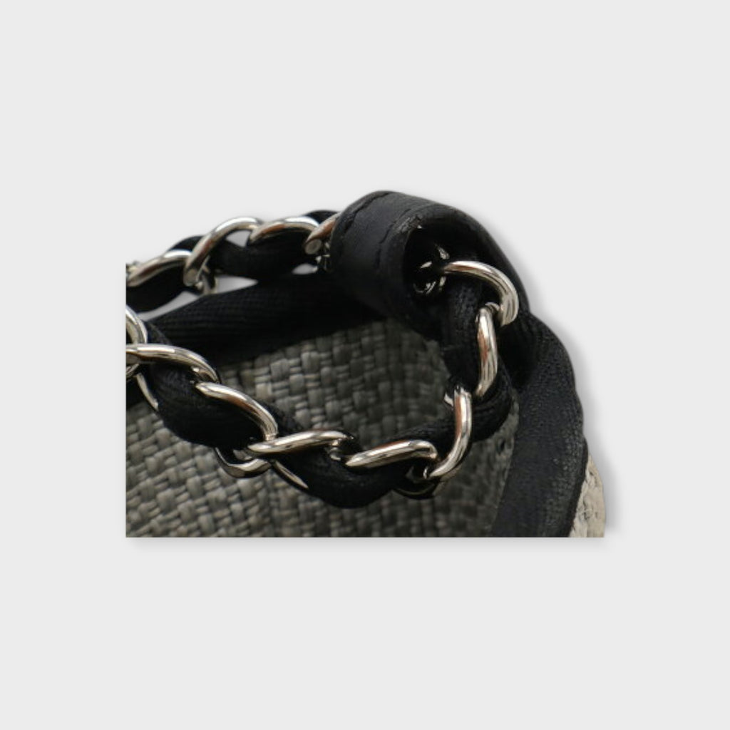 CHANEL Deauville PM Chain Shoulder Messenger Bag A93183