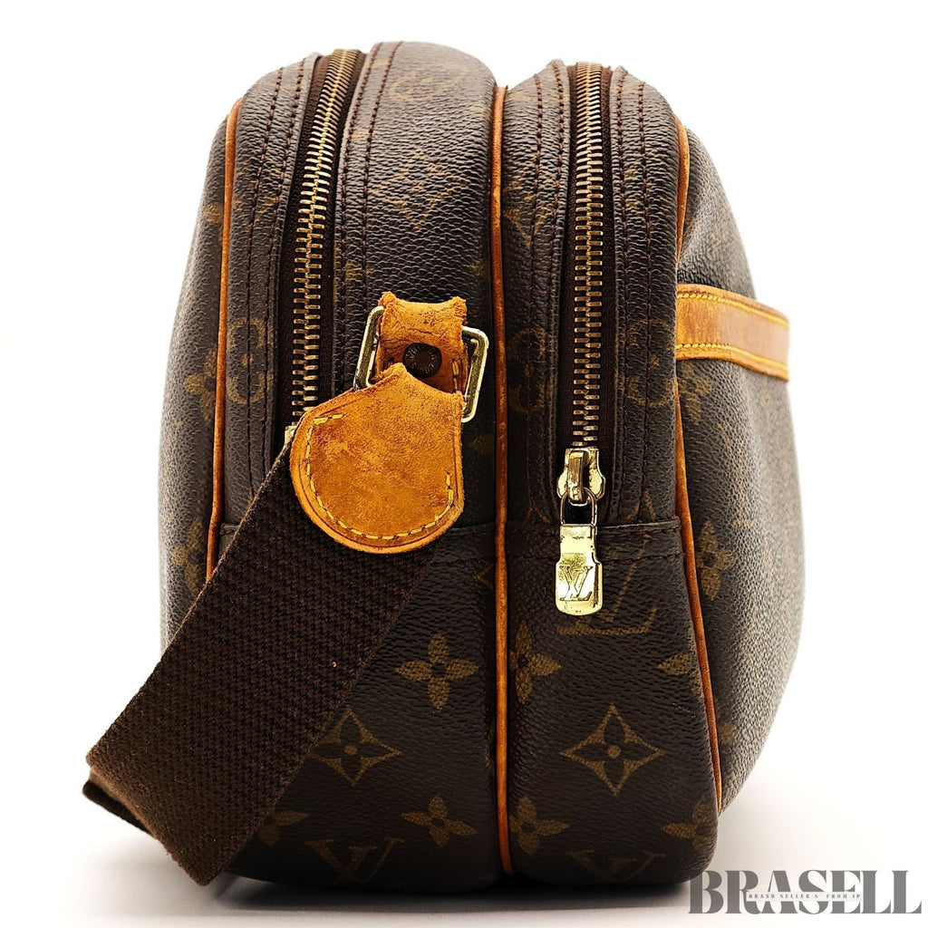Louis Vuitton Monogram Reporter PM M45254 Shoulder Bag Horizontal Brown