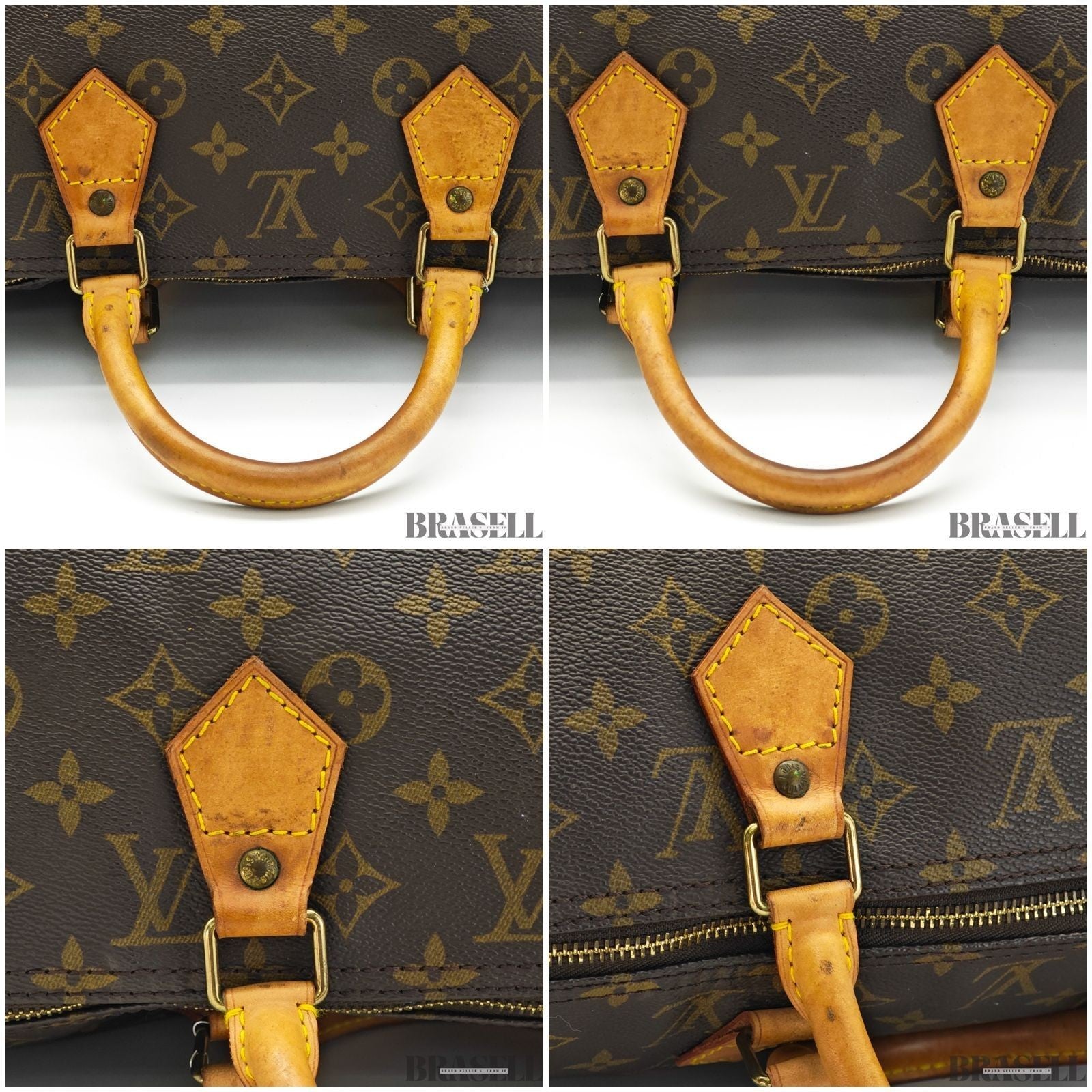 Louis Vuitton Speedy 40 M41522 Handbag Boston Bag Large Capacity Travel Brown