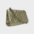 CHANEL Chain Shoulder Bag Crossbody A37156 Gold Patent Leather 【B】