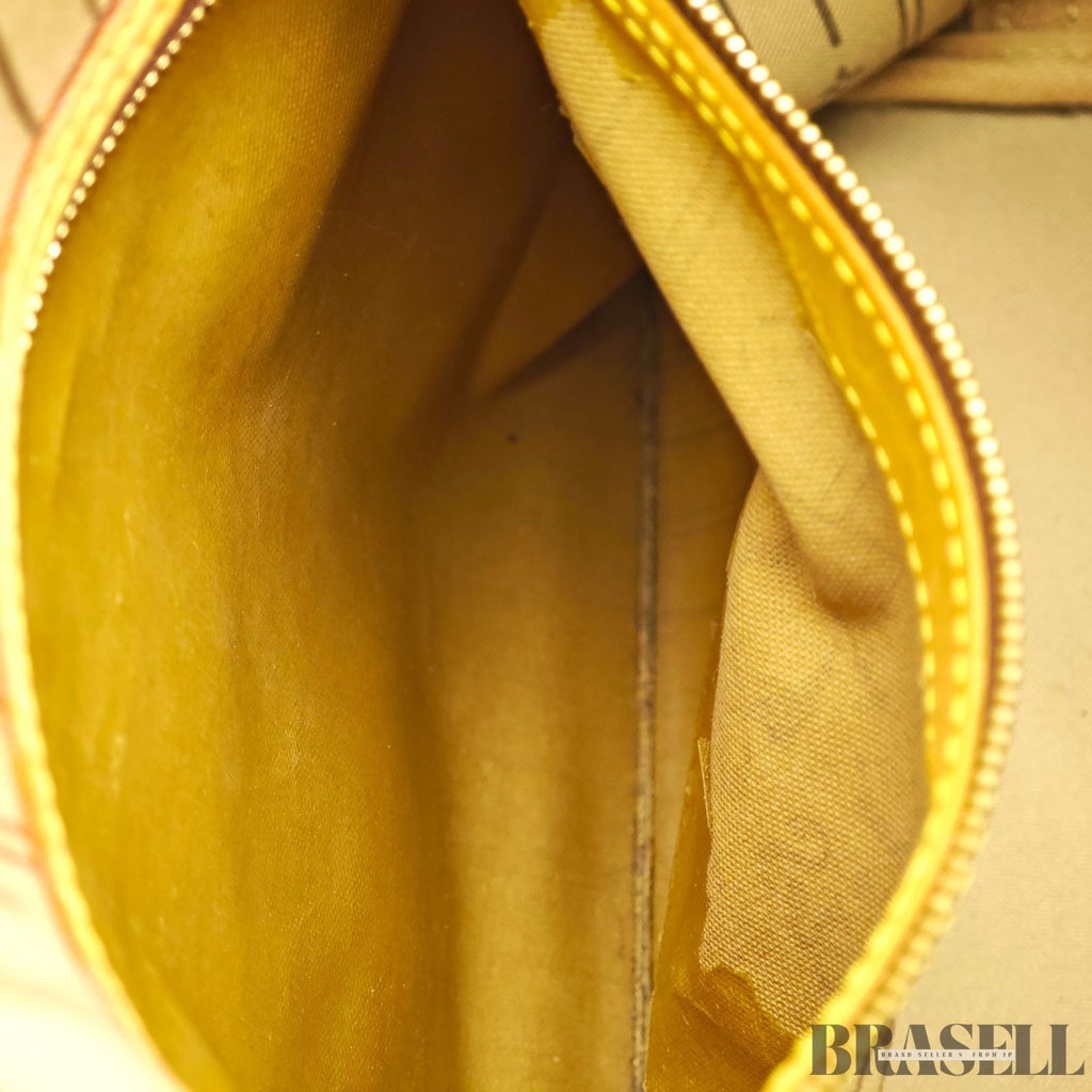 LOUIS VUITTON Neverfull MM M40156 Monogram Large Tote Shoulder Bag Brown