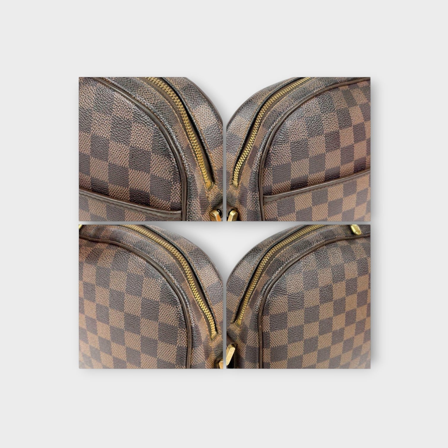 Louis Vuitton Ipanema GM One Shoulder Bag Damier Leather N51292 Brown 【B】