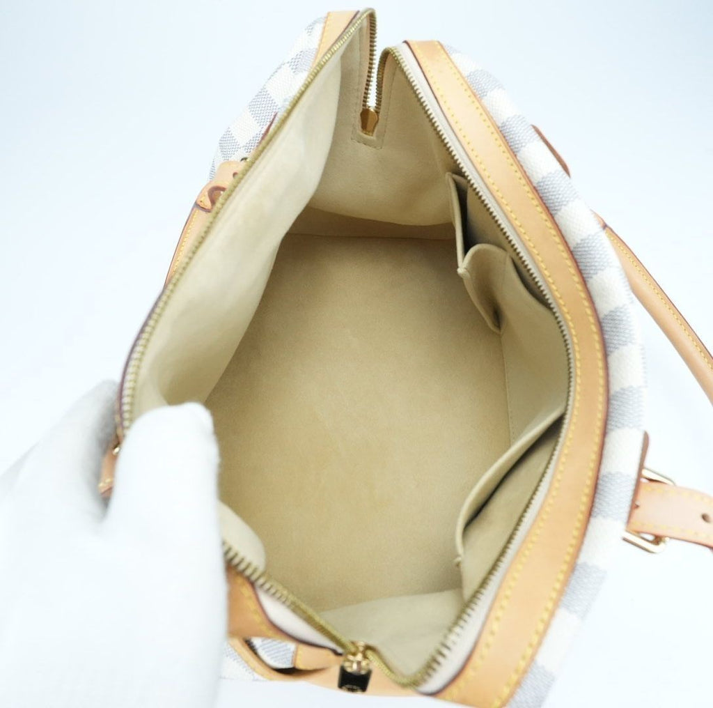 LOUIS VUITTON Berkeley N52001 Boston Bag Travel Large Capacity White