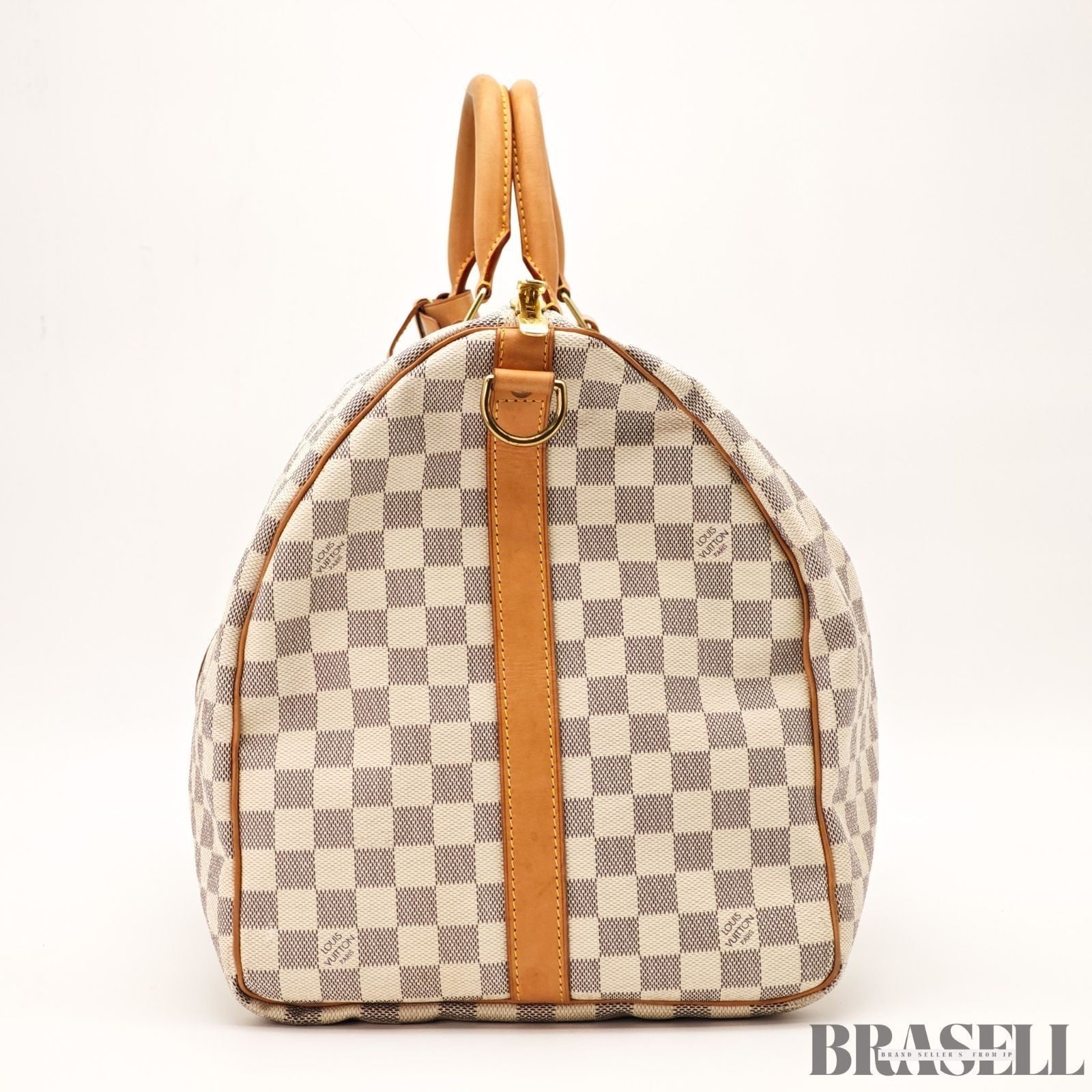 LOUIS VUITTON Keepall Bandouliere 55  Damier Azur N41429 Boston Bag