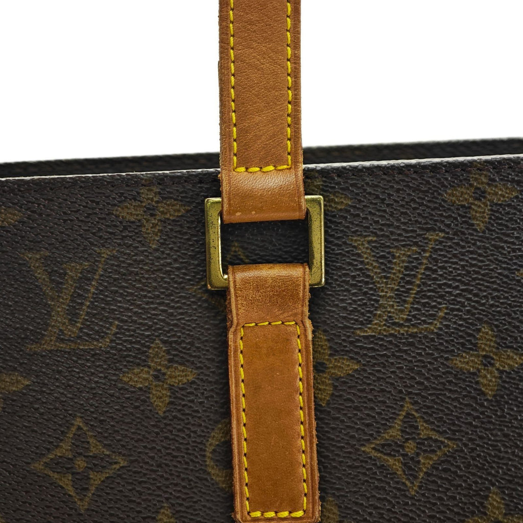 LOUIS VUITTON Luco M51155 Monogram Large Tote Shoulder Bag Brown Leather Women’s