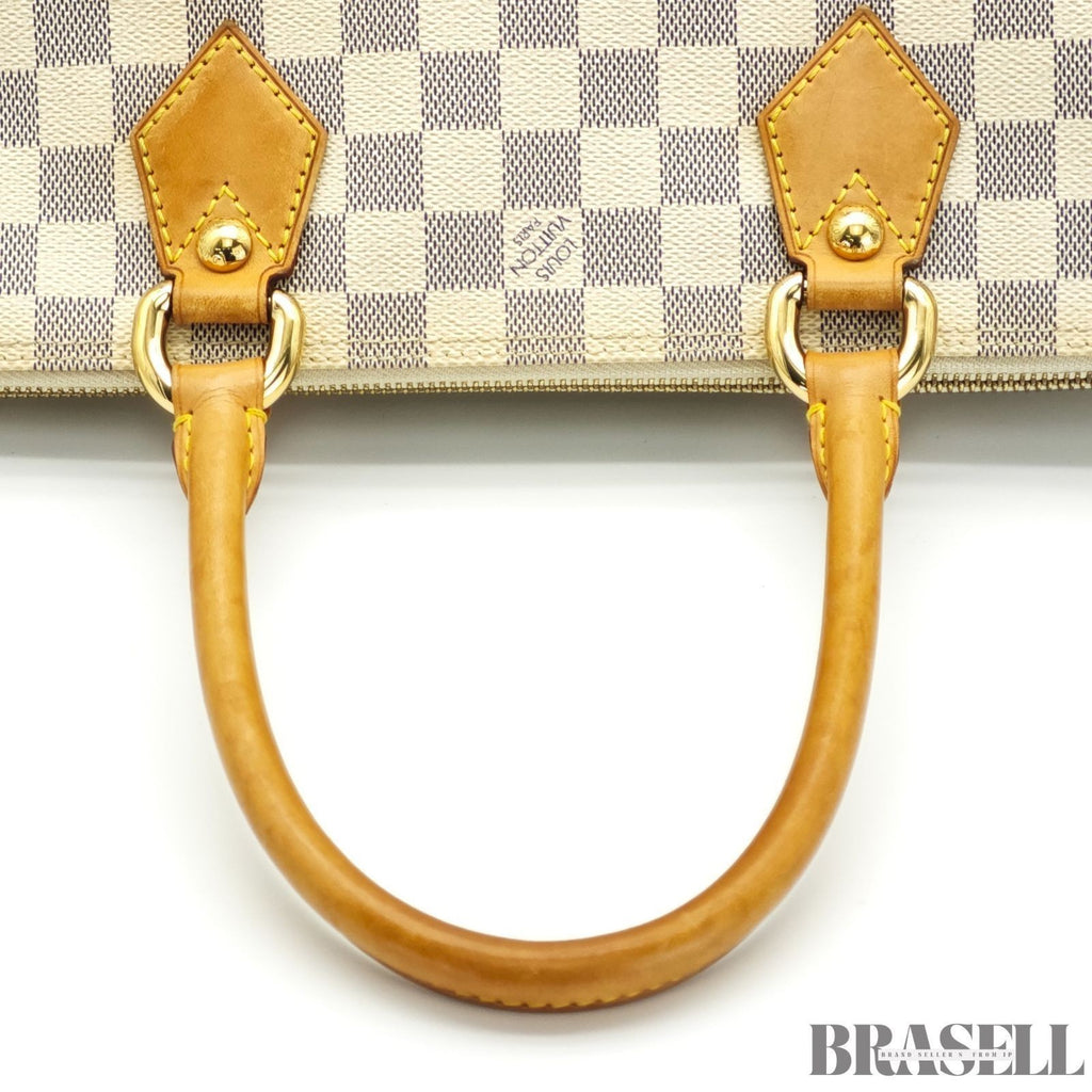 LOUIS VUITTON Saleya PM N51186 Damier Azur Tote Bag Ivory Women’s