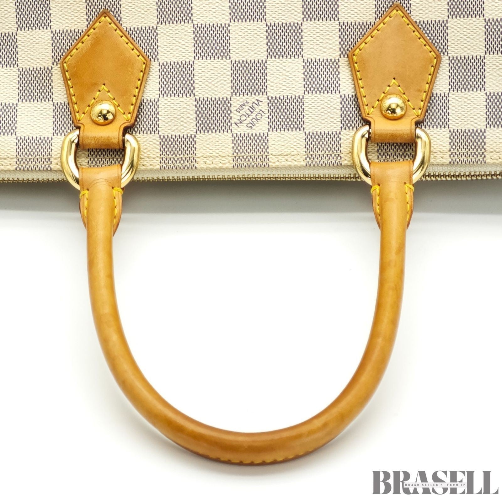 LOUIS VUITTON Saleya PM N51186 Damier Azur Tote Bag Ivory Women’s