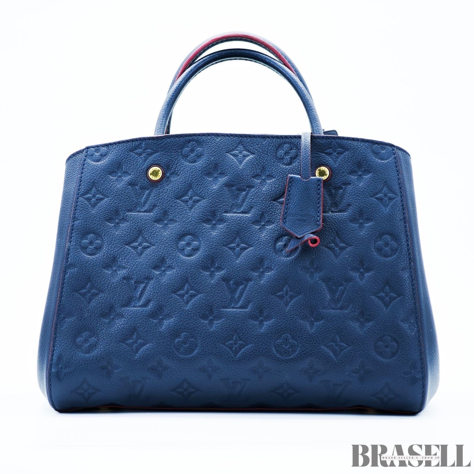 LOUIS VUITTON Montaigne MM M42746 Empreinte Marine Rouge 2-Way Handbag Women’s