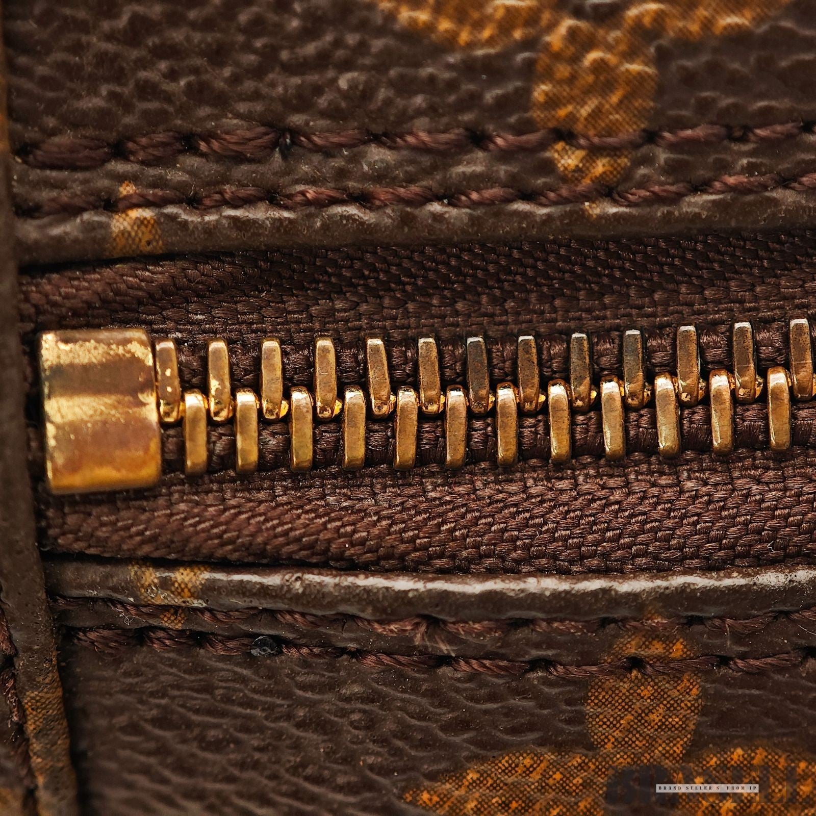 Louis Vuitton Monogram Danube M45266 SL8909 Shoulder Bag Small Vertical Brown