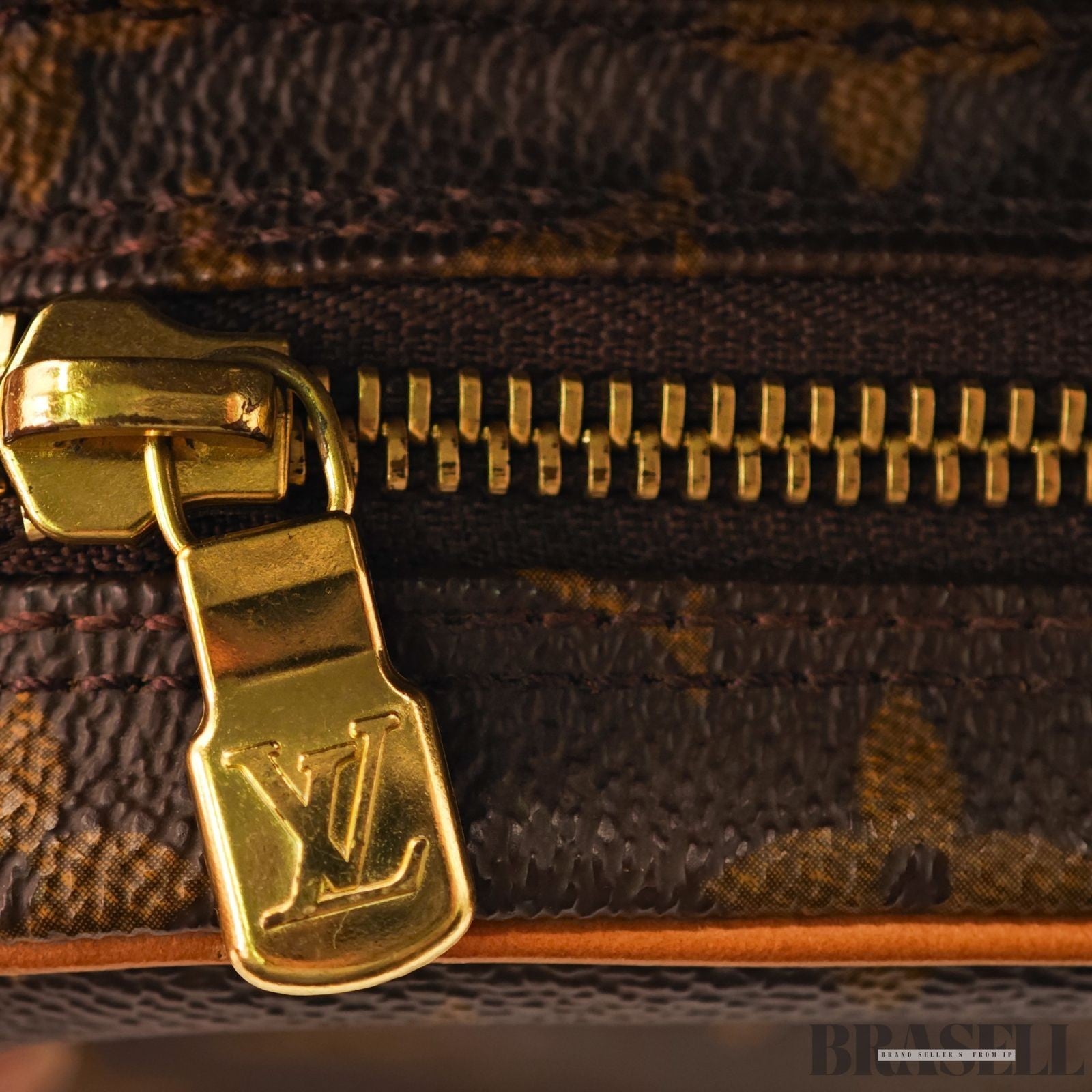 LOUIS VUITTON Amazon Crossbody Shoulder Bag Monogram Leather Brown M45236