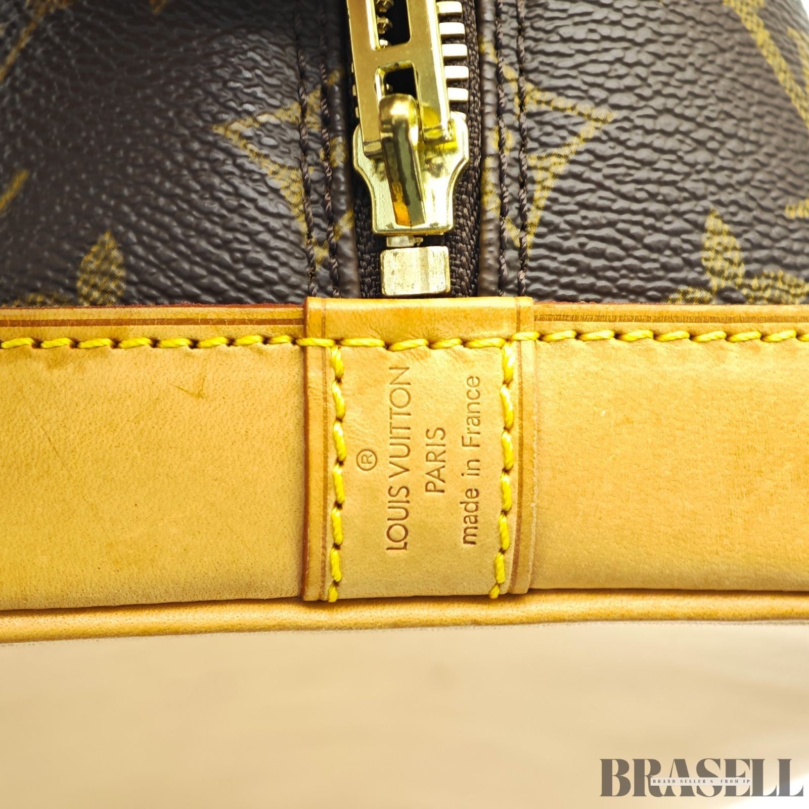 LOUIS VUITTON Monogram Alma PM M53151 Handbag Brown with Padlock