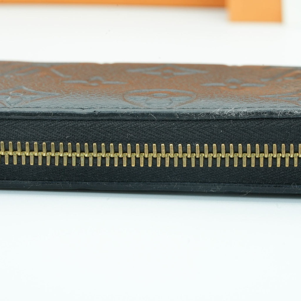 LOUIS VUITTON Empreinte Portefeuille Clemence M60171 Long Wallet Black