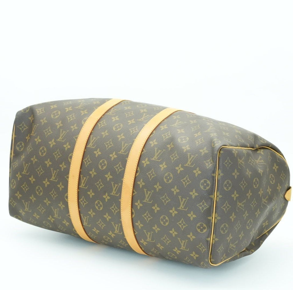 LOUIS VUITTON Keepall 50 M41426 Boston Bag Travel Bag Brown Large Capacity
