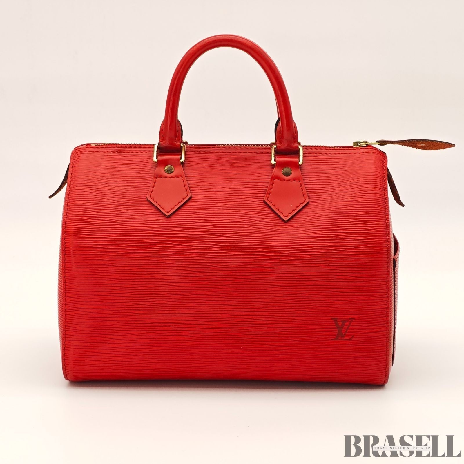 Louis Vuitton Epi Speedy 25 M43017 Mini Boston Bag Handbag Castilian Red