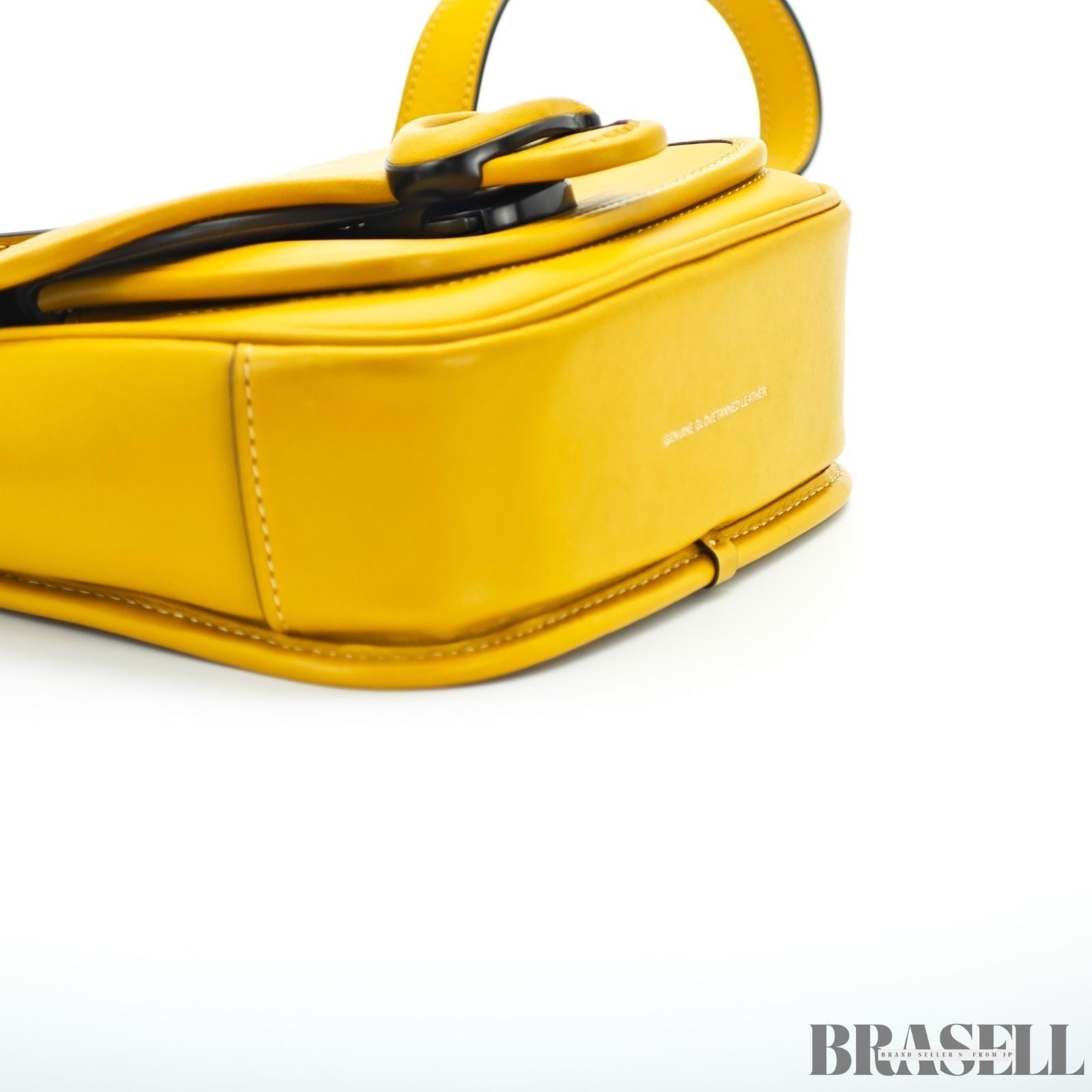 COACH Tabby Messenger Bag Shoulder Bag Flap Compact Yellow Women's