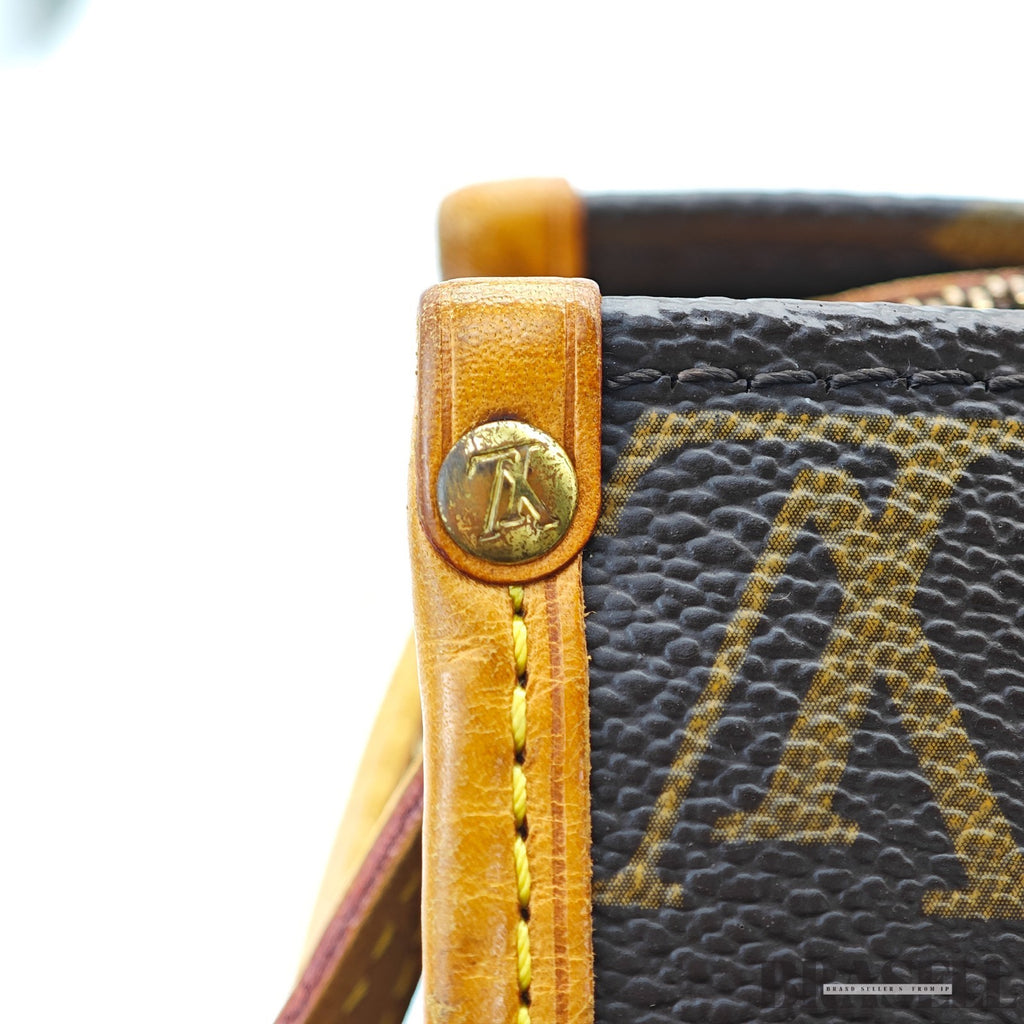 LOUIS VUITTON Popincourt Au Tote Bag Monogram M40007 Canvas Brown