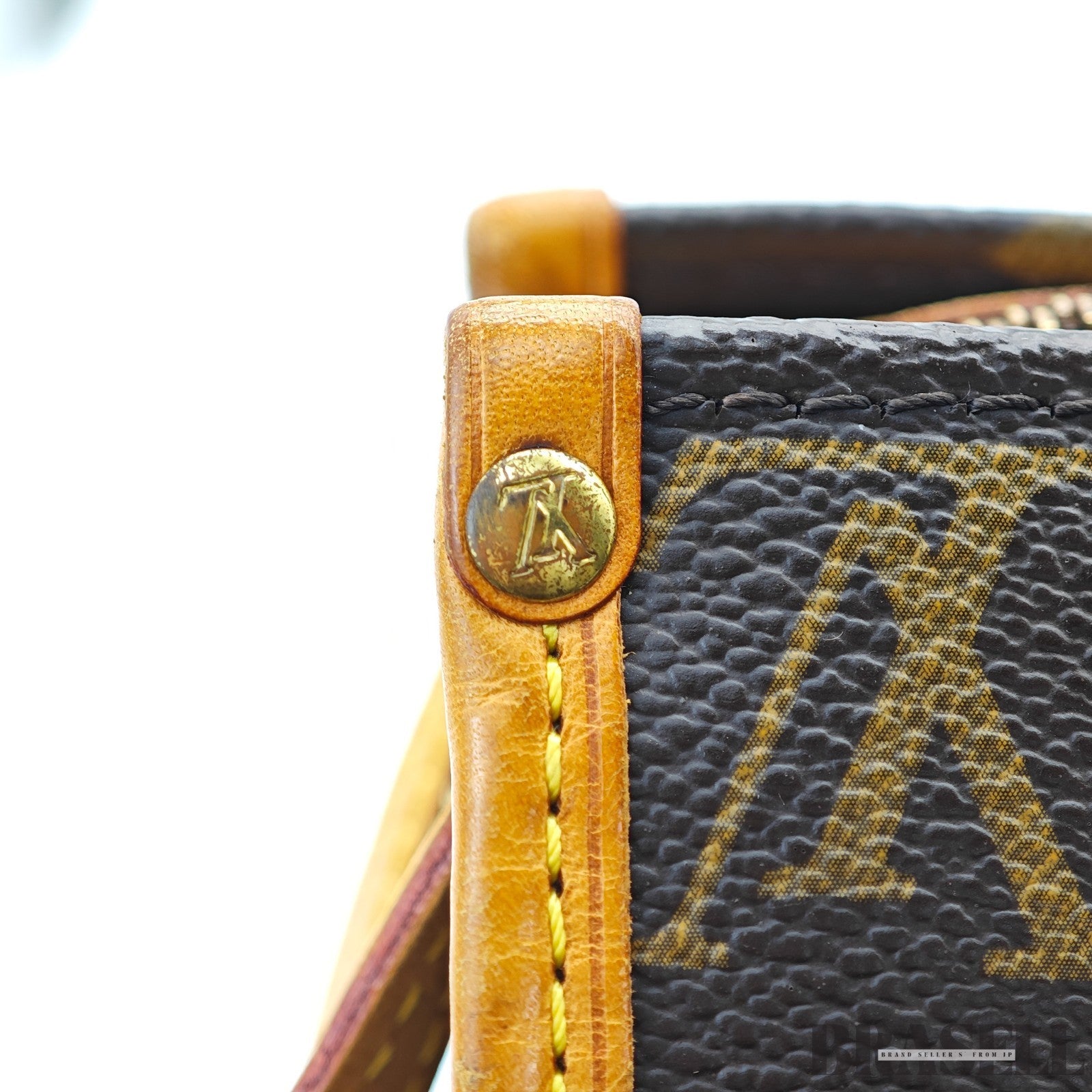 LOUIS VUITTON Popincourt Au Tote Bag Monogram M40007 Canvas Brown