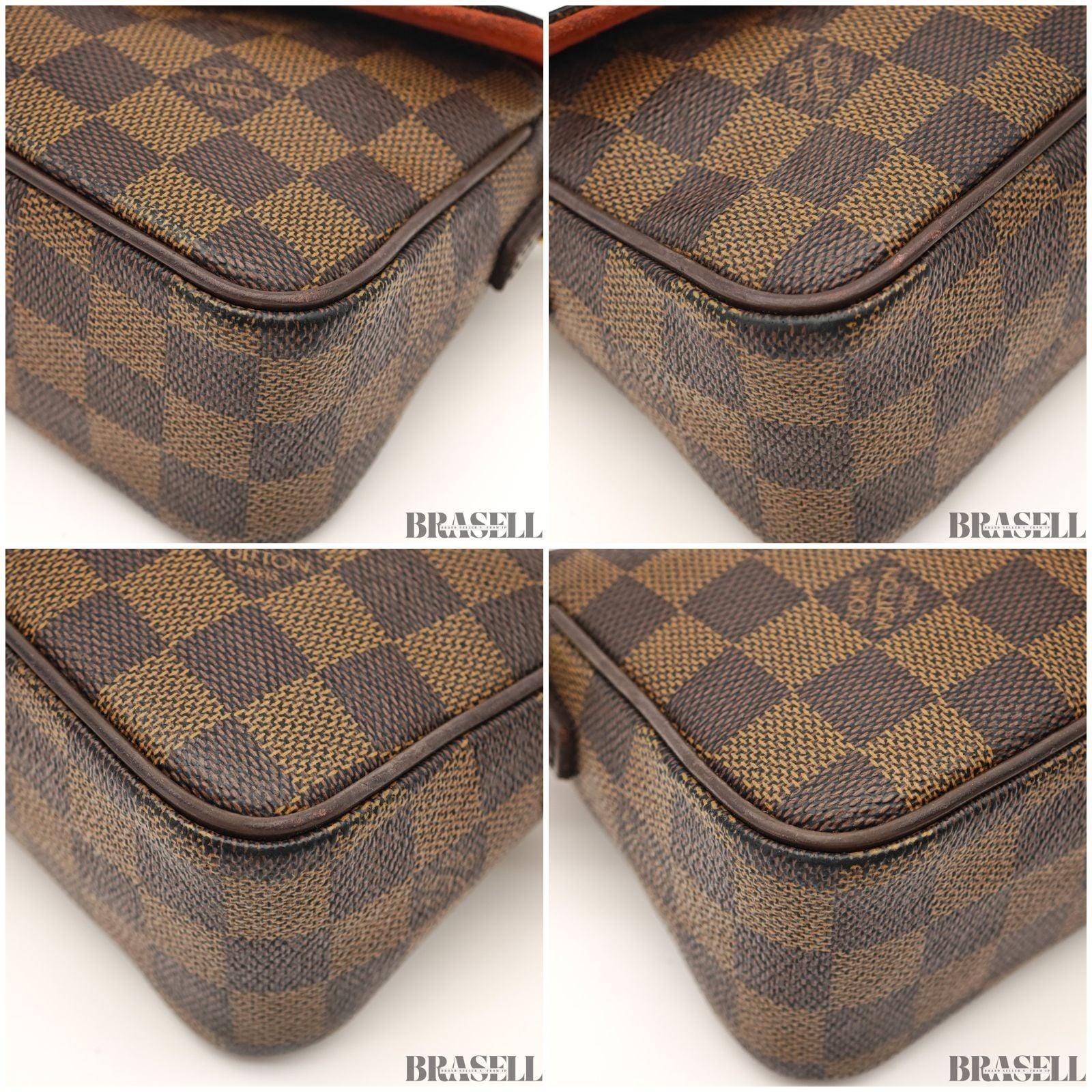 Louis Vuitton Damier Recoleta Handbag One Shoulder Bag Brown Women N51299