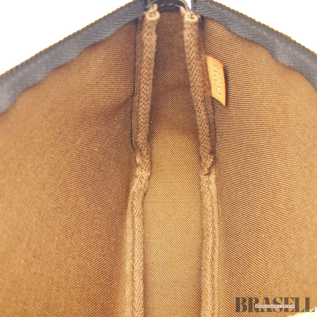 LOUIS VUITTON Pochette Accessoires M51980 Monogram Mini Handbag Brown Women’s