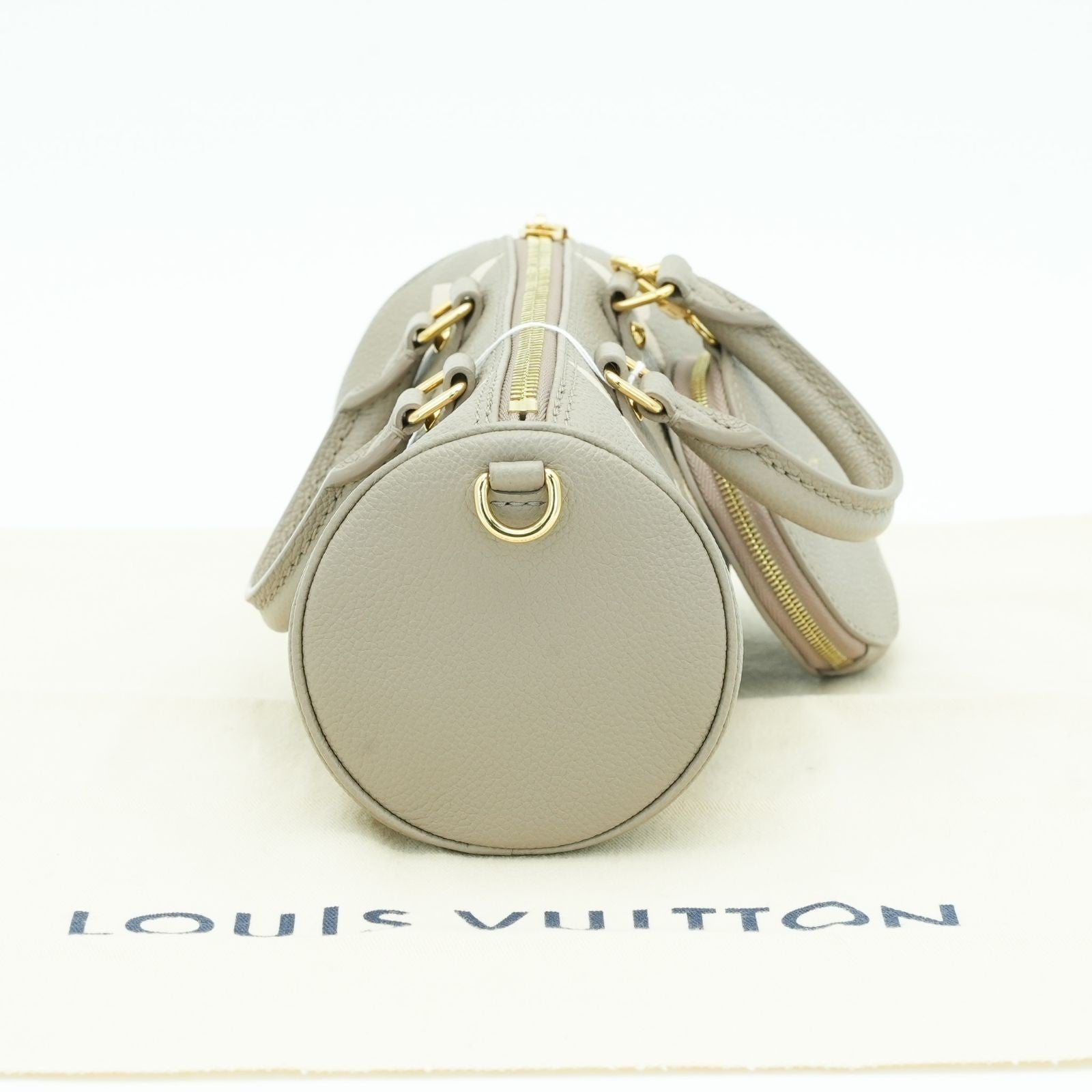 LOUIS VUITTON Empreinte Giant Papillon BB M46031 Handbag Beige Tourtière Cream