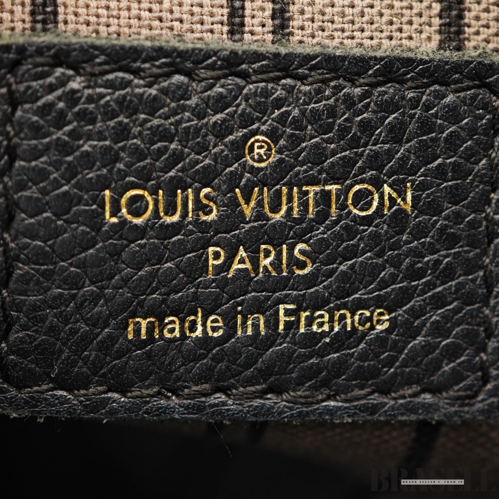 Louis Vuitton Empreinte Montaigne MM M41048 2Way Handbag Shoulder Bag Black