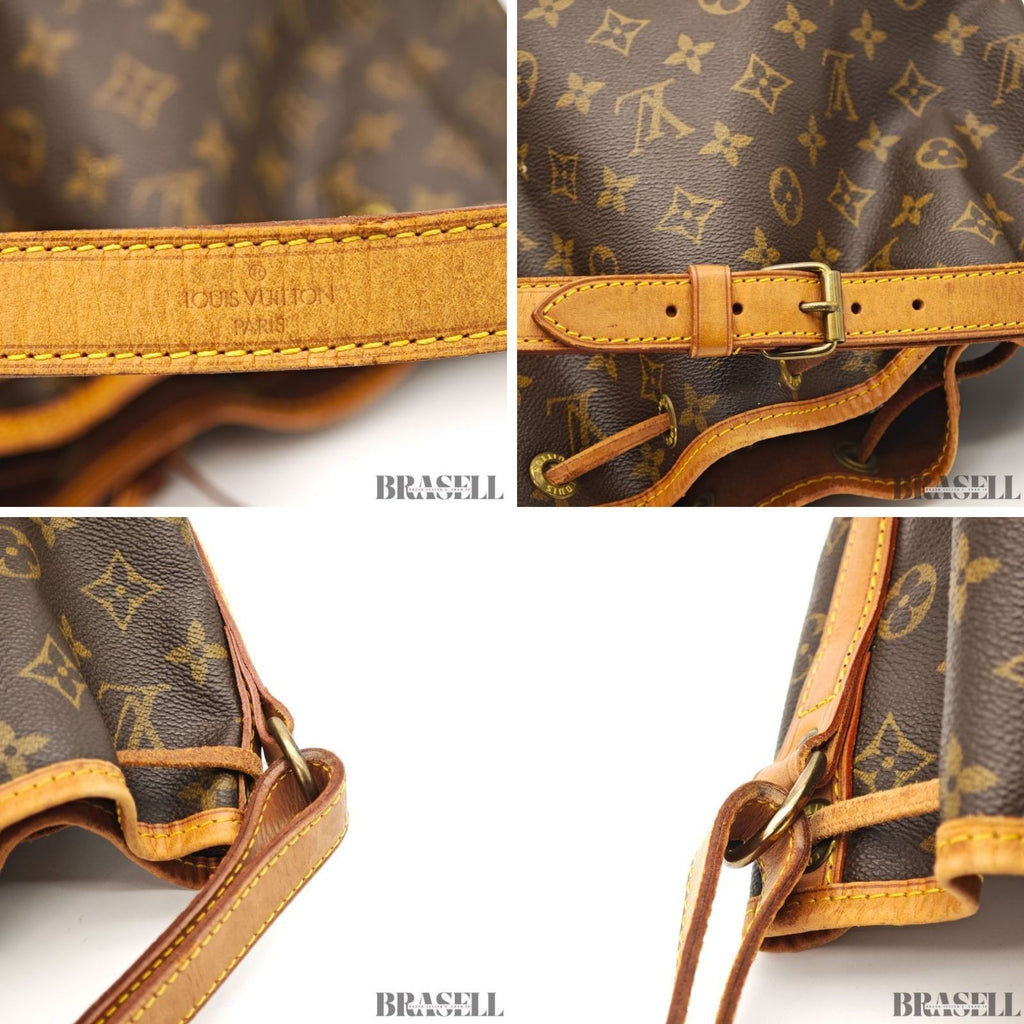 LOUIS VUITTON Petit Noe M42226 Monogram Handbag Bucket Bag Brown Women’s