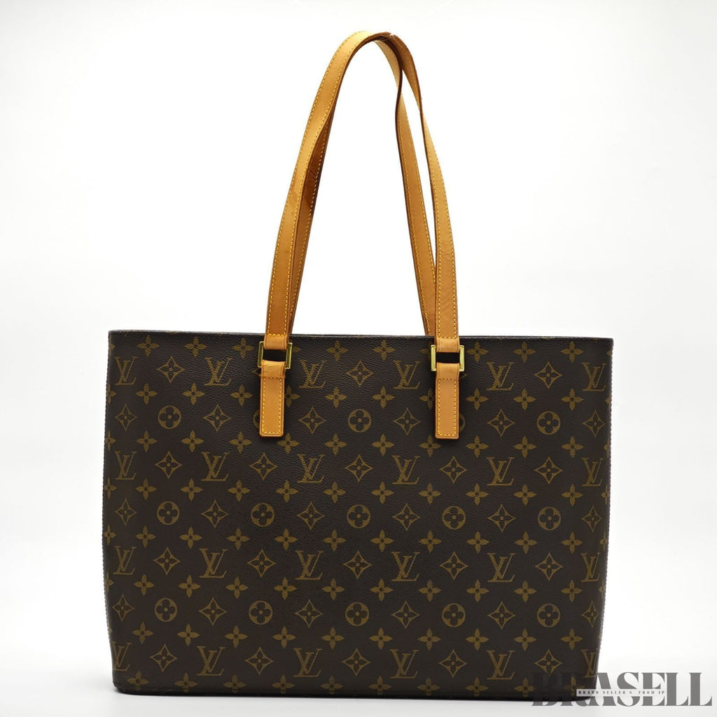 LOUIS VUITTON Luco M51155 Monogram Large Shoulder Tote Bag Brown Women’s