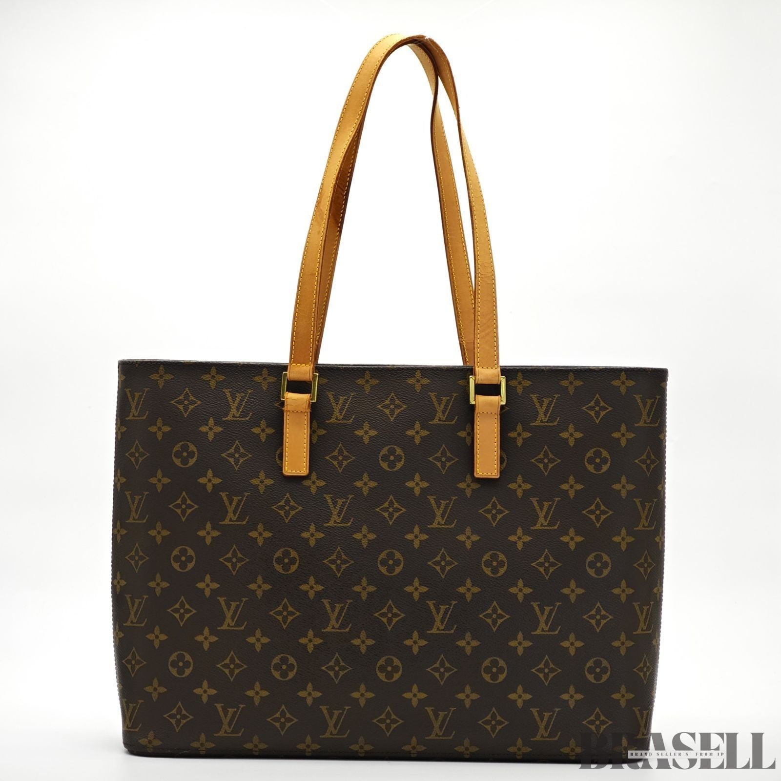 LOUIS VUITTON Luco M51155 Monogram Large Shoulder Tote Bag Brown Women’s