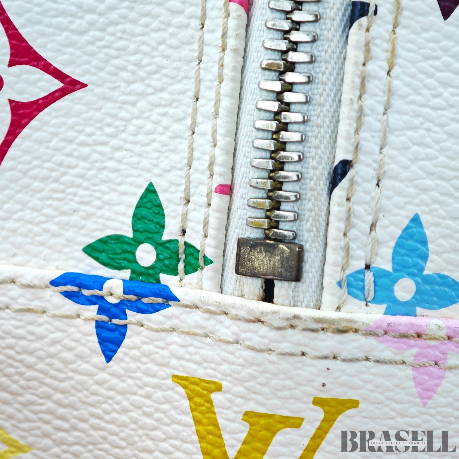 LOUIS VUITTON Trouville Bag M92663 Monogram Handbag Multicolore Blanc