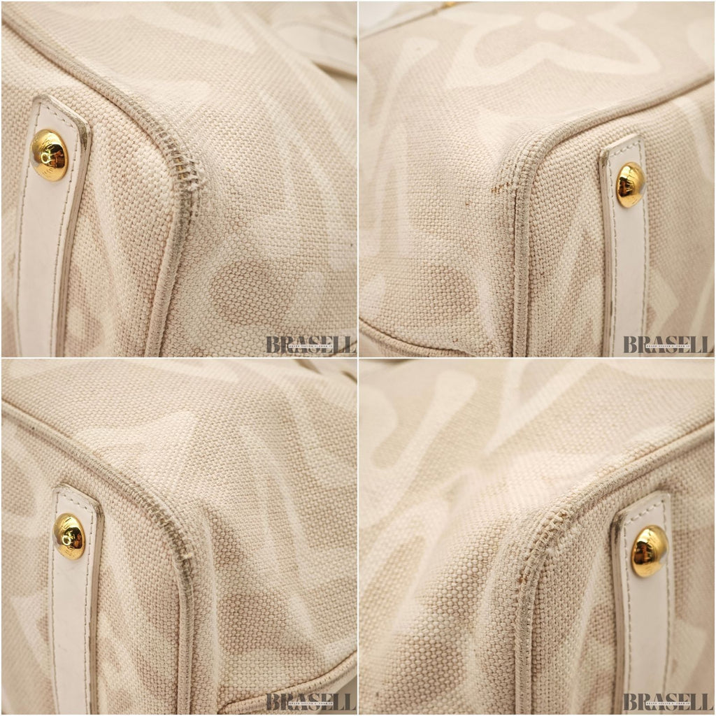 Louis Vuitton Tahitienne PM M95674 Tote Bag Large Capacity Sable Beige