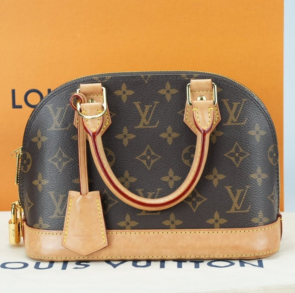 LOUIS VUITTON Monogram Alma BB Handbag M53152 Padlock Key