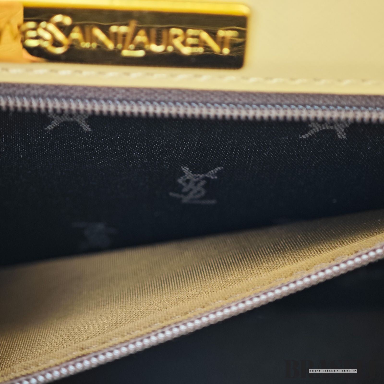 Yves Saint Laurent Vintage Style Top Handle Bag with Logo Hardware