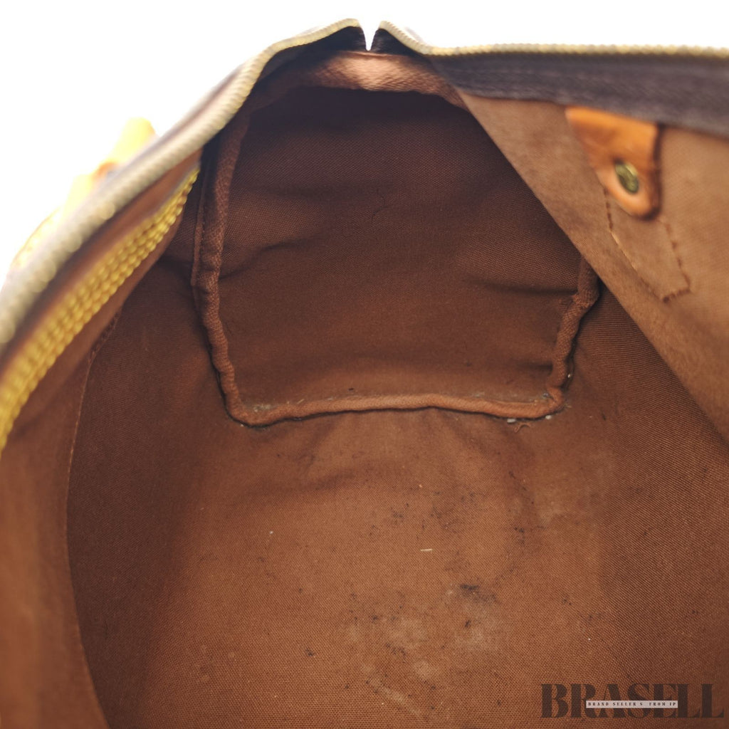 Louis Vuitton Monogram Speedy 30 M41108 Handbag Mini Boston Bag Canvas Brown