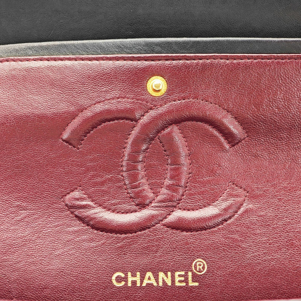 CHANEL Matelasse Chain Shoulder Bag 2way Flap Black Women's Men's