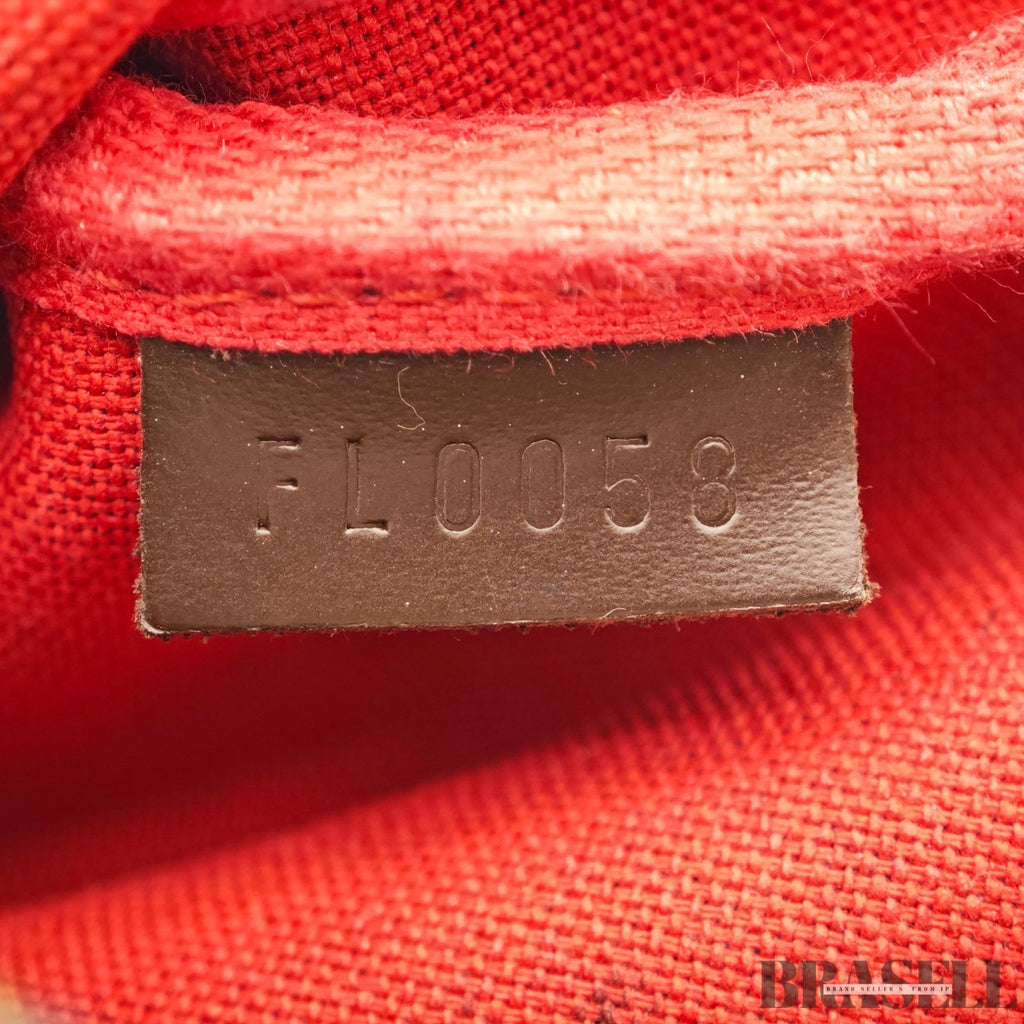 LOUIS VUITTON Damier Ebene Mini Pochette Accessoires Pouch N58009 Auth Brown
