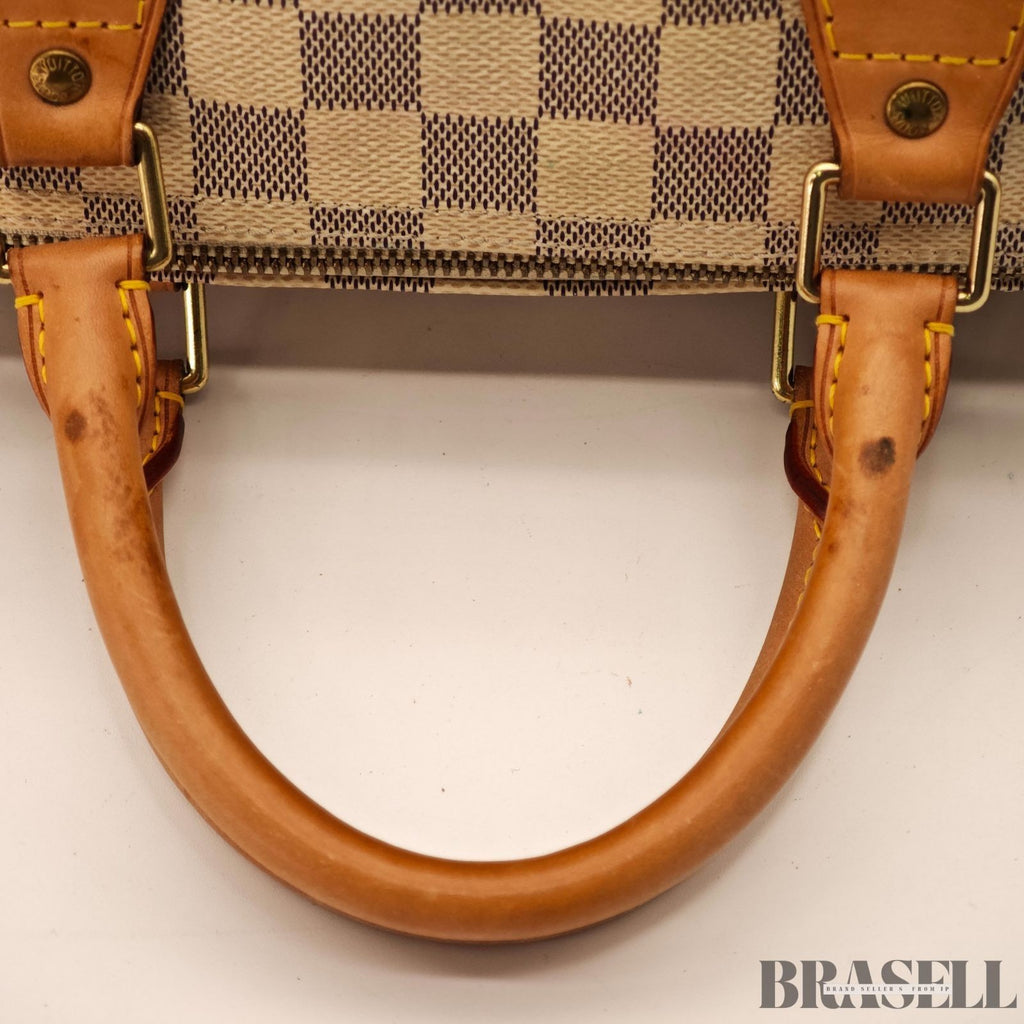 LOUIS VUITTON  Damier Azur Speedy 35 N41535 Handbag White Boston Bag Women's