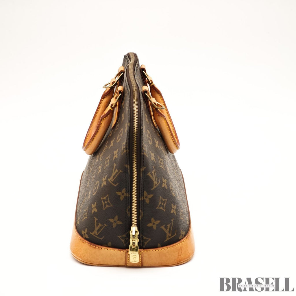 Louis Vuitton Monogram Alma PM Handbag Tote Bag M53151 Canvas Brown Woman