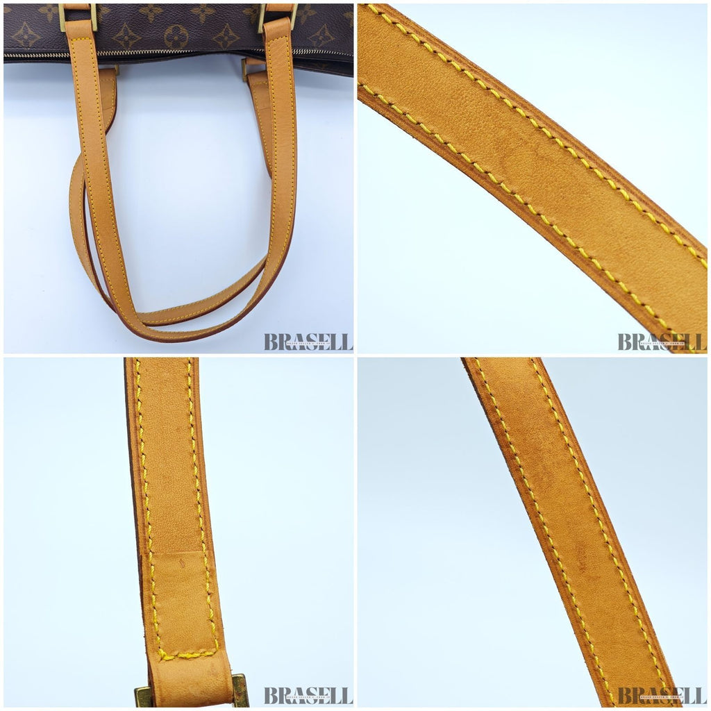 LOUIS VUITTON Cabas Maison M51151 Monogram Large Tote Bag Brown Leather Women’s