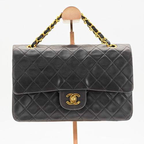 CHANEL Matelasse Chain Shoulder Bag 2way Flap Black Women's Men's