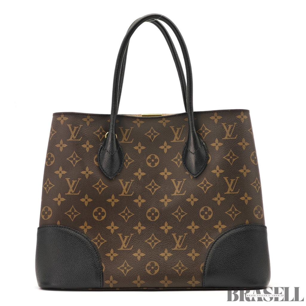 Louis Vuitton Flandrin M41595 2Way Handbag Shoulder Bag Trapezoid Brown Black