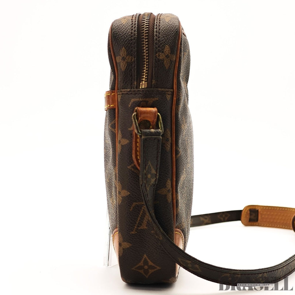 Louis Vuitton Monogram Danube M45266 SL8909 Shoulder Bag Small Vertical Brown