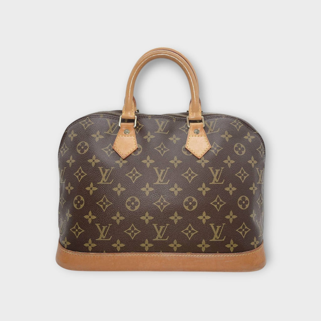 Louis Vuitton Alma PM 2Way Handbag Monogram M51130 Brown Leather 【A】